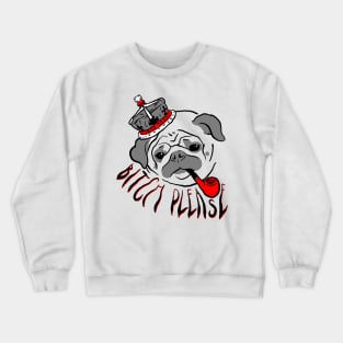 Pug Life - Cool Funny Design For Dog Lovers, Pug Fans, Cute Pug Gift Crewneck Sweatshirt